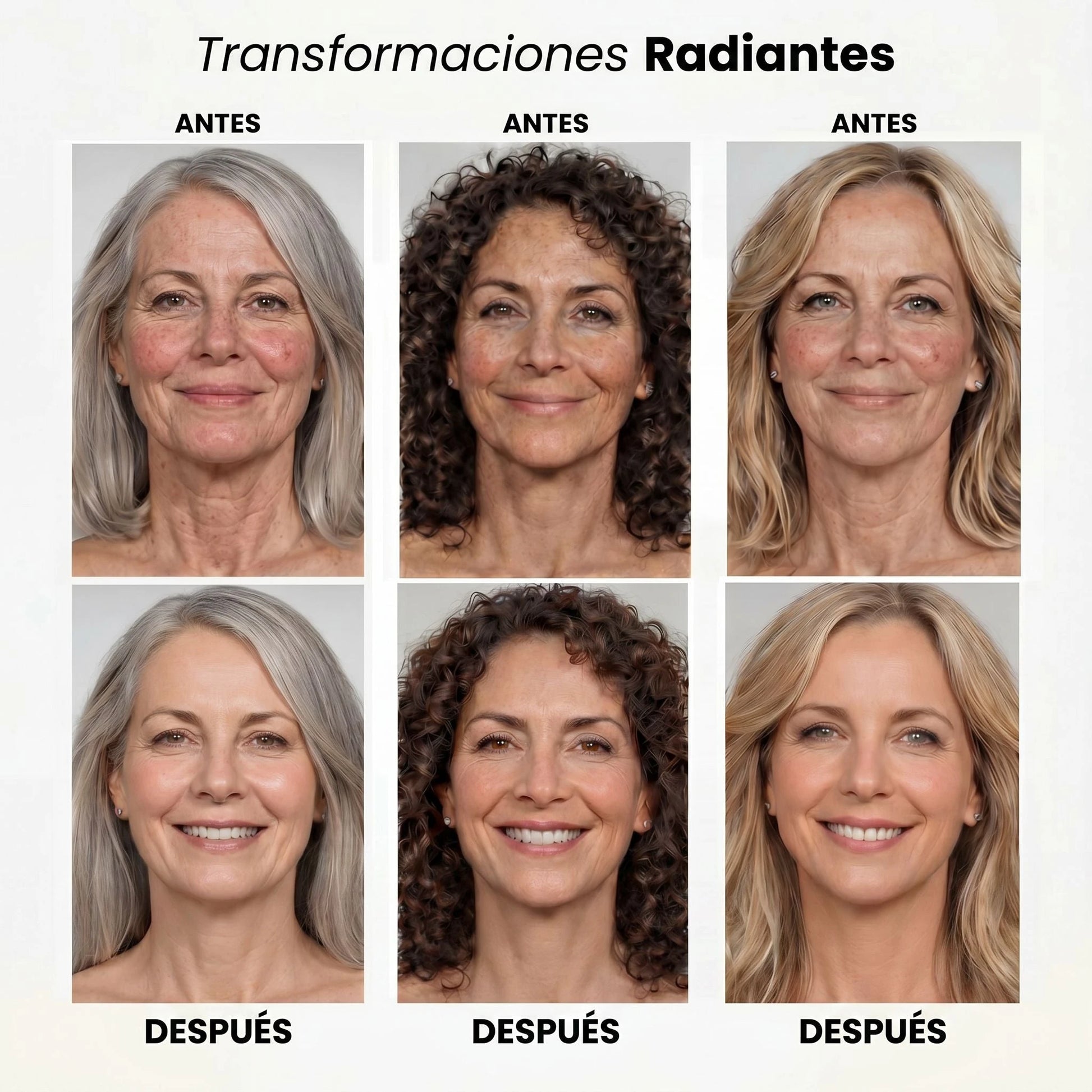 Transformaciones radiantes: antes y despues