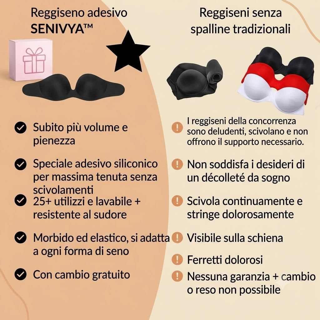 Reggiseno Adesivo Push-up Invisibile™