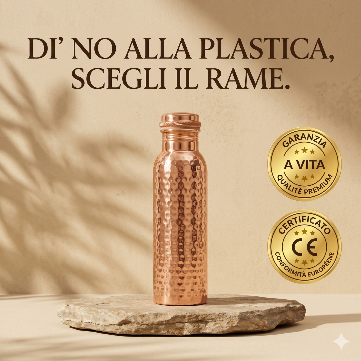 Borraccia in Rame – Senivya | Acqua Purificata Naturalmente, Senza Plastica