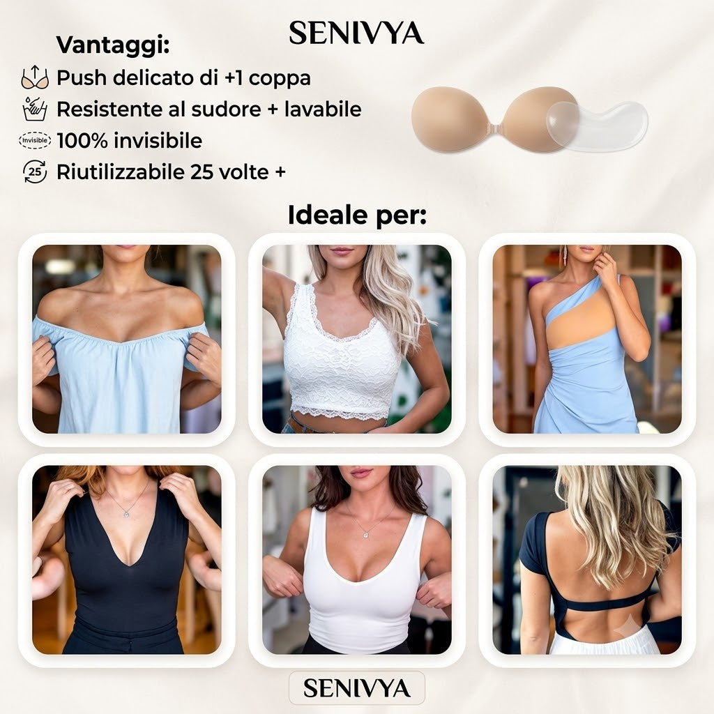Reggiseno Adesivo Push-up Invisibile™