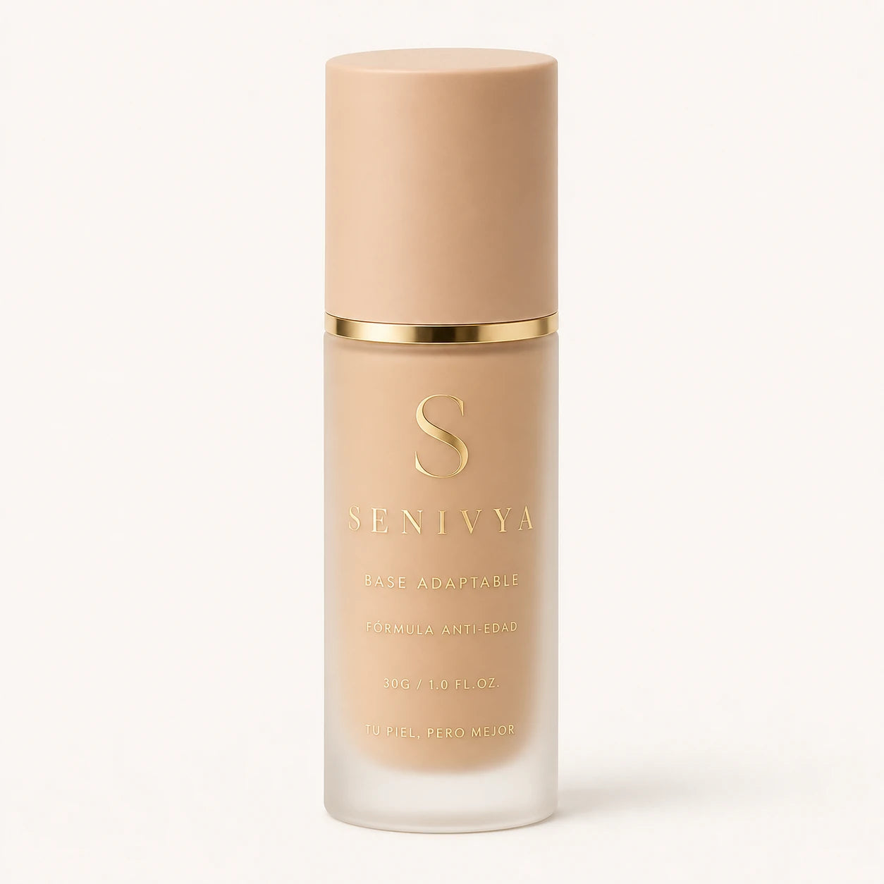Base de maquillaje antiedad Senivya con SPF 50