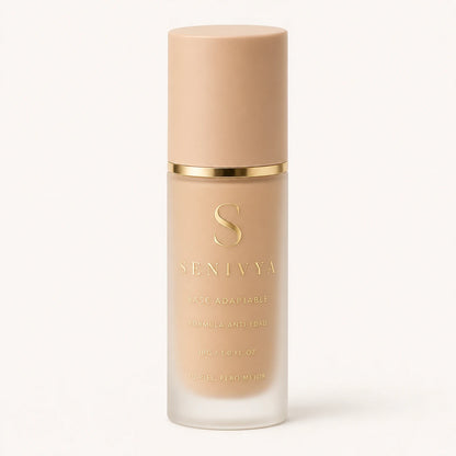 Base de maquillaje antiedad Senivya con SPF 50